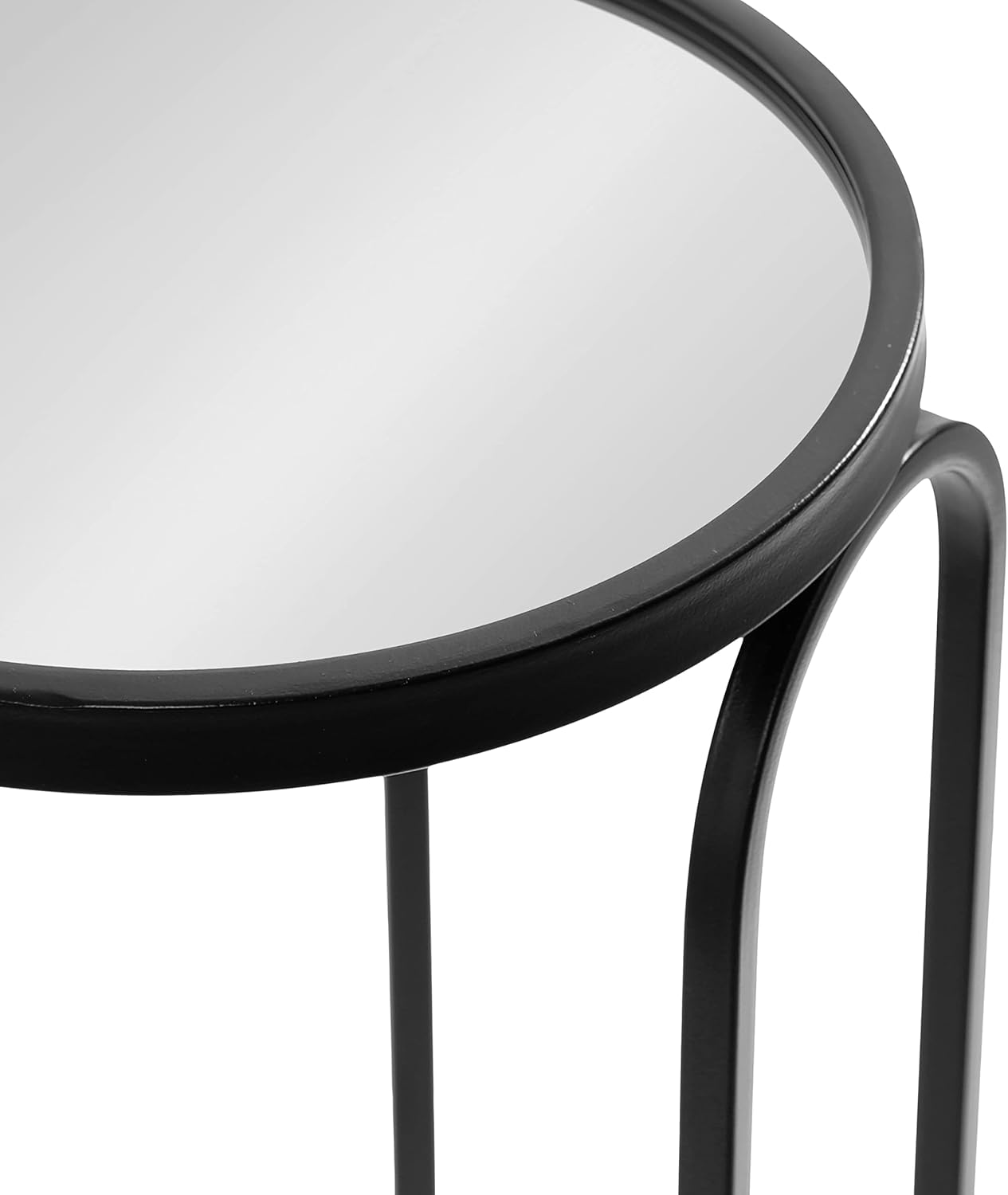 Kate and Laurel Pomeroy Traditional Vintage Glam Metal Drink Table for Display and Home Dcor 11x11x24 GoldBlack