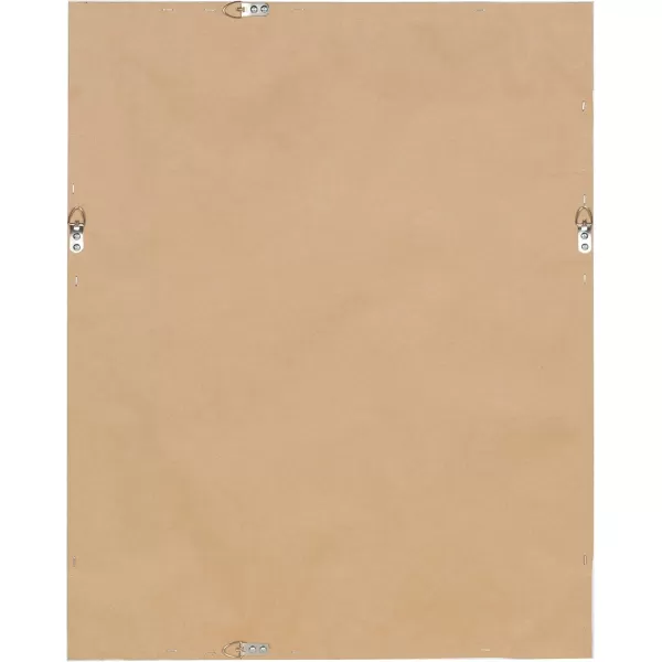 DesignOvation Macon Decorative Wall Mounted Framed PInboard with Soft White Linen Padded Fabric 23x29