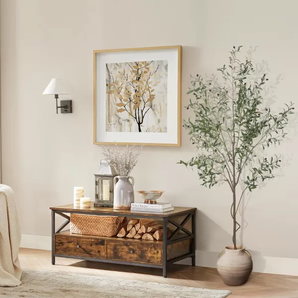 Faux Olive Tree 8ft Tall Fake Olive Tree for Modern Home Office Decor Artificial Olive Tree Plants Indoor with Natural Wood Trunk and Lifelike Fruits7ft