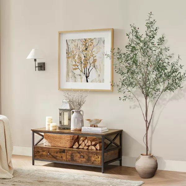 Faux Olive Tree 8ft Tall Fake Olive Tree for Modern Home Office Decor Artificial Olive Tree Plants Indoor with Natural Wood Trunk and Lifelike Fruits8ft
