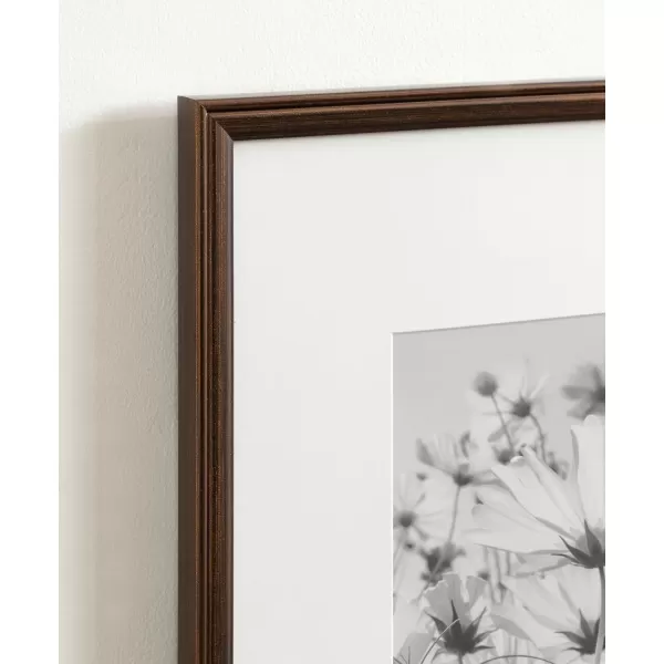 Kate and Laurel Adlynn Rectangle Picture Frame Set of 3 16 x 20 matted to 8 x 10 Bronze Vintage ThreePiece Frame Set for Gallery Wall Frame Set in Living Room Wall DecorBronze