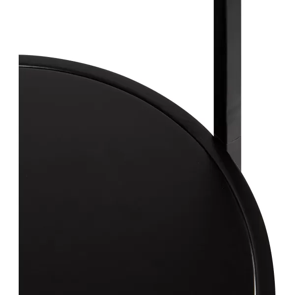 Kate and Laurel Almatt Modern 3Tier Pedestal Plant Stand with Three Round Platforms for Contemporary Decor and Small Spaces 14x14x44 WhiteGoldBlack