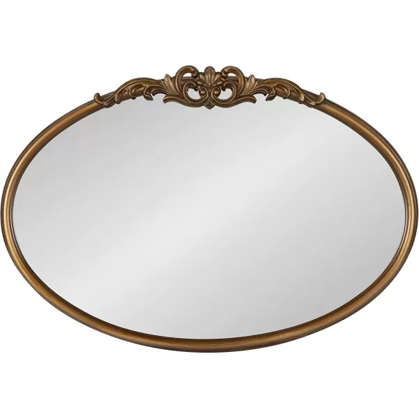 Kate and Laurel Arendahl Glam Ornate Mirror 27 x 1875 Gold Traditional Baroque Inspired Wall Decor