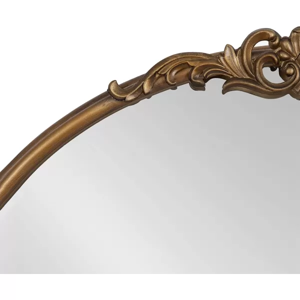 Kate and Laurel Arendahl Glam Ornate Mirror 27 x 1875 Gold Traditional Baroque Inspired Wall Decor