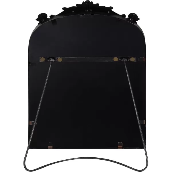Kate and Laurel Arendahl Glam Table Mirror 12 x 18 Black Traditional Chic Mirror for WallBlack