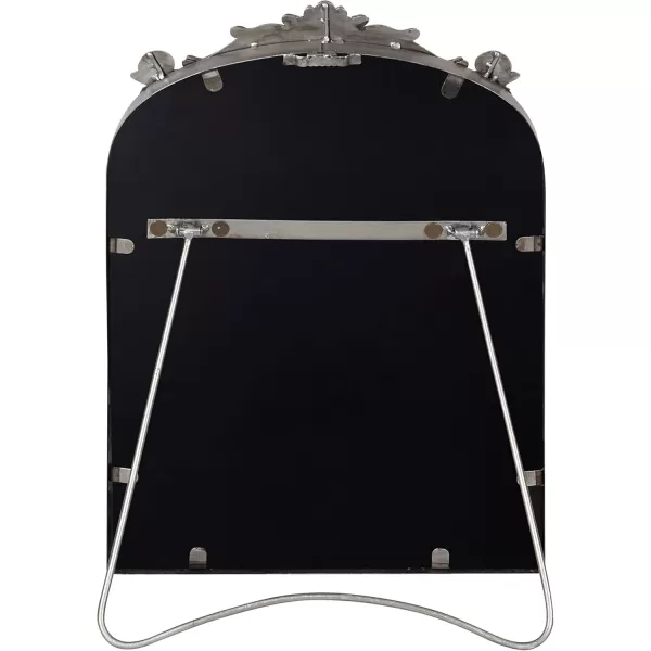 Kate and Laurel Arendahl Glam Table Mirror 12 x 18 Black Traditional Chic Mirror for WallSilver