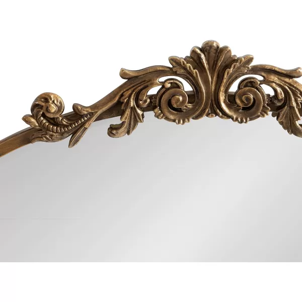 Kate and Laurel Arendahl Glam Table Mirror 12 x 18 Gold Traditional Chic Mirror for WallGold