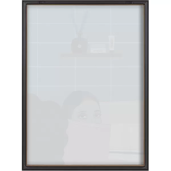 Kate and Laurel Blake Restful Rest Framed Printed Glass Wall Art by Mary Joak 18x24 Gold Decorative Chic Feminine Art for Wall
