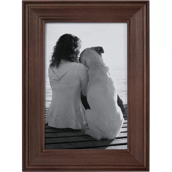 Kate and Laurel Bordeaux Coastal Gallery Wall Kit Set of 10 with Assorted Size Frames in 3 Different Finishes White Blue and GrayBrown