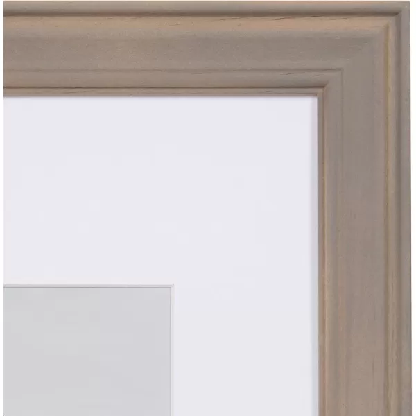 Kate and Laurel Bordeaux Coastal Gallery Wall Kit Set of 10 with Assorted Size Frames in 3 Different Finishes White Blue and GrayMultiBlue