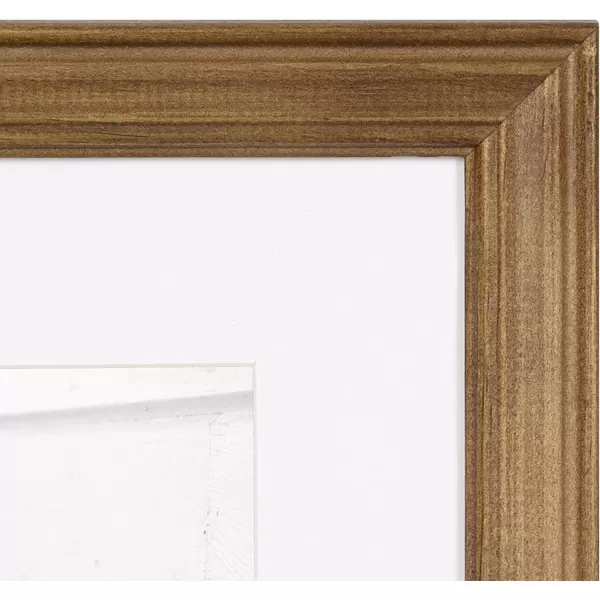 Kate and Laurel Bordeaux Coastal Gallery Wall Kit Set of 10 with Assorted Size Frames in 3 Different Finishes White Blue and GrayNatural