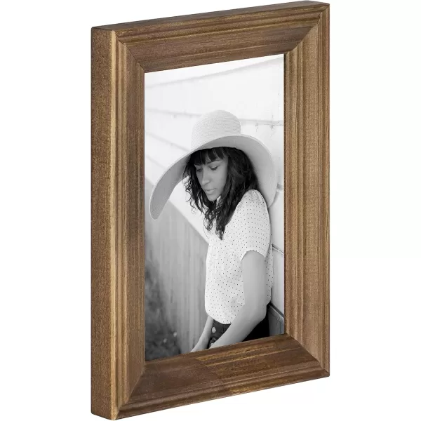 Kate and Laurel Bordeaux Coastal Gallery Wall Kit Set of 10 with Assorted Size Frames in 3 Different Finishes White Blue and GrayNatural
