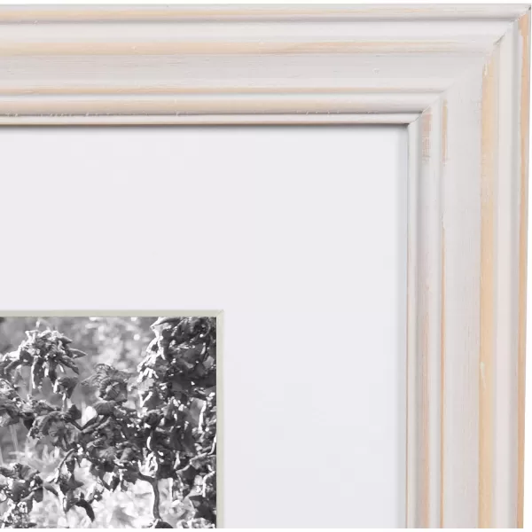 Kate and Laurel Bordeaux Coastal Gallery Wall Kit Set of 10 with Assorted Size Frames in 3 Different Finishes White Blue and GrayWhite  Grey  Charcoal Grey