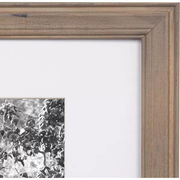 Kate and Laurel Bordeaux Coastal Gallery Wall Kit Set of 10 with Assorted Size Frames in 3 Different Finishes White Blue and GrayWhite  Grey  Charcoal Grey