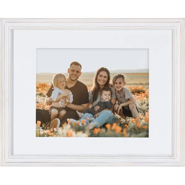 Kate and Laurel Bordeaux Expressions Wall Decor Collection Rustic Gray and White Assorted Size Frames and Decorative Wall AccentsWhite
