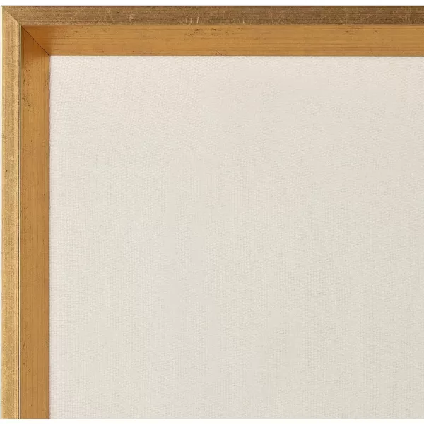 Kate and Laurel Calter Framed Linen Fabric Pinboard 295x295 Gold Modern Wall Organizer for Home or OfficeGold