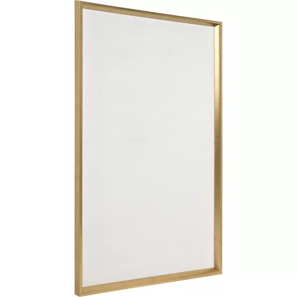 Kate and Laurel Calter Framed Linen Fabric Pinboard 295x295 Gold Modern Wall Organizer for Home or OfficeGold