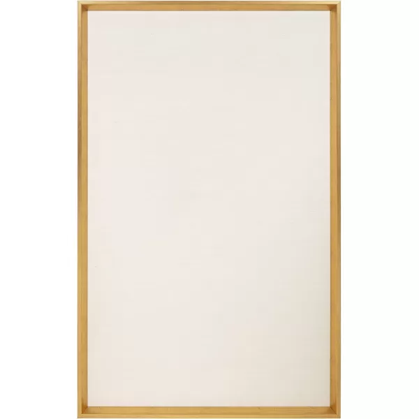 Kate and Laurel Calter Framed Linen Fabric Pinboard 295x295 Gold Modern Wall Organizer for Home or OfficeGold