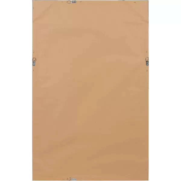 Kate and Laurel Calter Framed Linen Fabric Pinboard 295x295 Gold Modern Wall Organizer for Home or OfficeGold