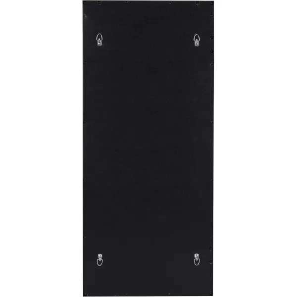 Kate and Laurel Cassat Casual Modern Window Wall Accent Mirror WhiteBlack