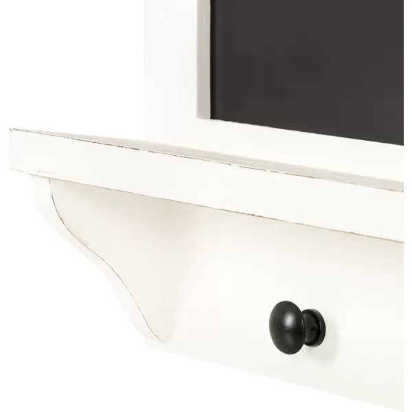 Kate and Laurel Cates Magnetic Wall Organizer with Pockets White 30x28White