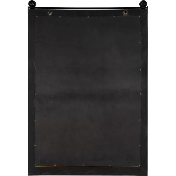 Kate and Laurel Cates Modern Farmhouse Barn Door Wood Framed Chalkboard Rustic BrownRustic Brown