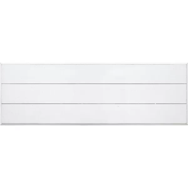 Kate and Laurel Cates Shiplap Barnwood Bench 14quot x 42quot x 19quot Rustic White Versatile Decor Piece Great for Entryway Living Room Kitchen BathroomWhite
