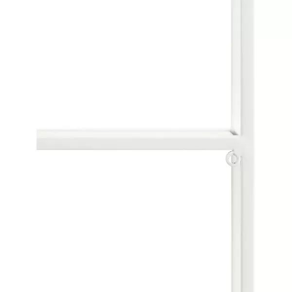 Kate and Laurel Ciel ThreeTiered Wall Shelf 21 x 30 White Decorative Floating Shelf Storage and Wall Organizer for Over Toilet Storage Bathroom Display