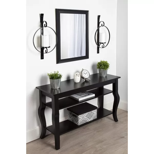 Kate and Laurel Doria Metal Wall Candle Holder Sconce GoldBlack