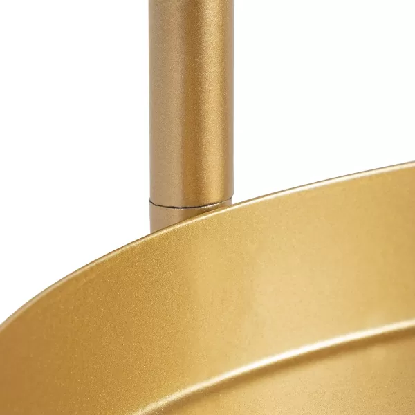 Kate and Laurel Finn Modern TriLevel Plant Stand 13 x 13 x 22 Gold Indoor MultiTiered Plant StandGold