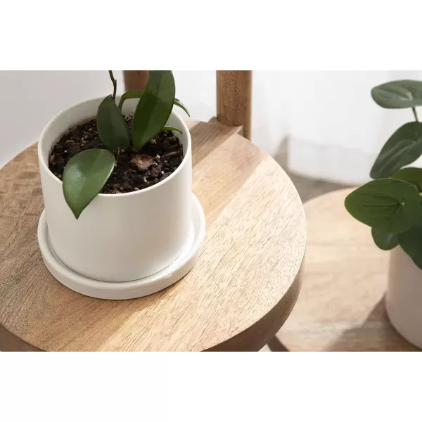 Kate and Laurel Fitley Wooden Plant Stand 16x16x35 NaturalNatural