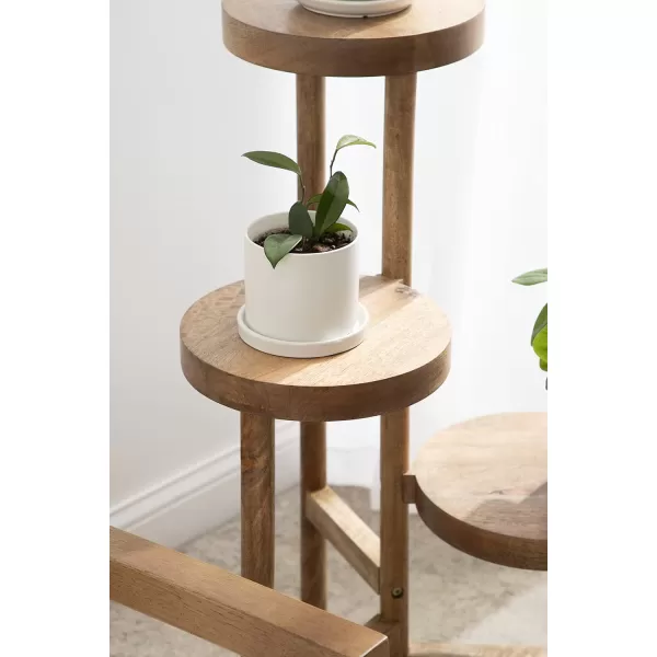 Kate and Laurel Fitley Wooden Plant Stand 16x16x35 NaturalNatural