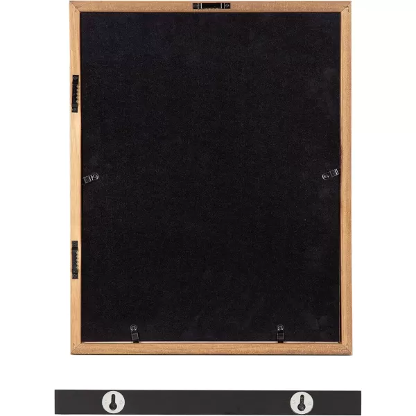 Kate and Laurel Gallery Wall Frame and Shelf Kit Set of 10 Three Modern Glam Finishes Assorted Size Photo FramesRustic BrownBlack