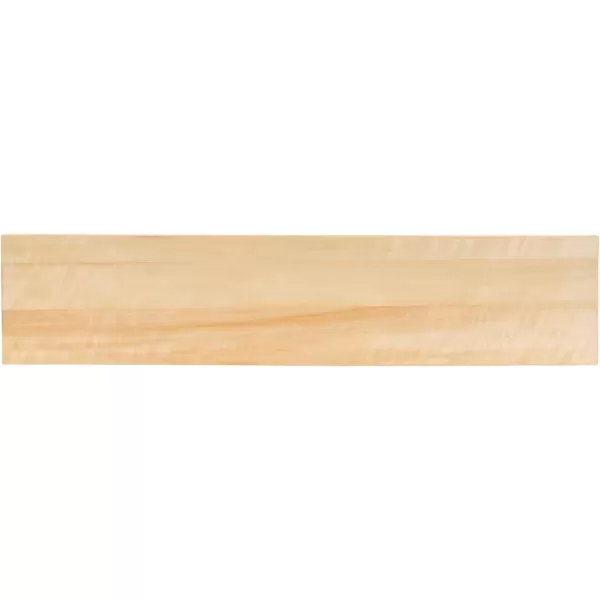 Kate and Laurel Havlock Modern Natural Floating Shelves Set of 3 12 x 8 Black Functional Bathroom and Kitchen Shelves for Storage and DisplayNatural