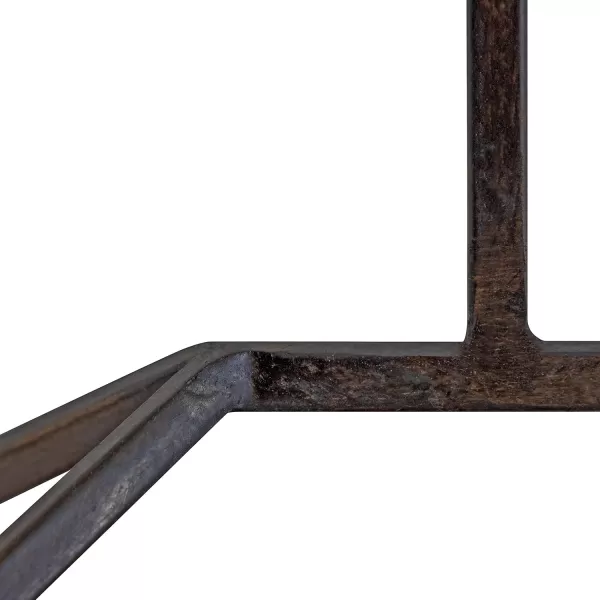 Kate and Laurel Huxley Farmhouse Wood and Metal Tabletop Planter 16 x 6 x 115 Caramel Brown Wood and Iron Chic Rustic Planter