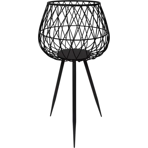 Kate and Laurel Jodette Modern Planter 13 x 13 x 24 Decorative Boho Freestanding Indoor Plant Stand