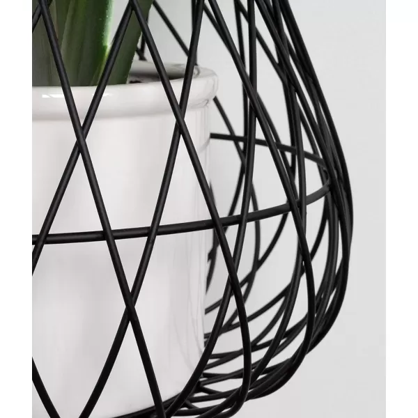 Kate and Laurel Jodette Modern Planter 13 x 13 x 24 Decorative Boho Freestanding Indoor Plant Stand
