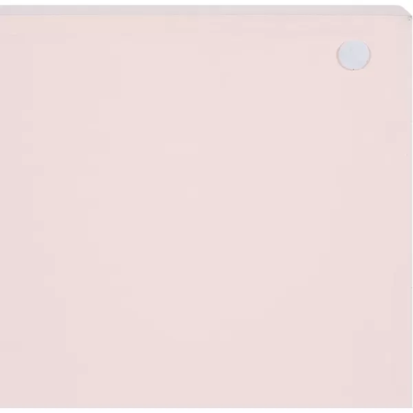 Kate and Laurel Lipton Decorative Tray with Polished Gold Metal Handles Soft PinkPinkSilver
