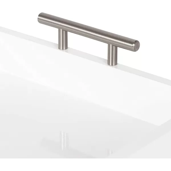 Kate and Laurel Lipton Decorative Tray with Polished Gold Metal Handles Soft PinkWhite