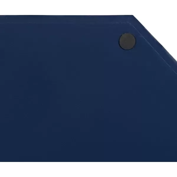 Kate and Laurel Lipton MidCentury Octagon Decorative Tray 18quot x 18quot Gray and Gold Decorative Chic Serving TrayNavy BlueGold