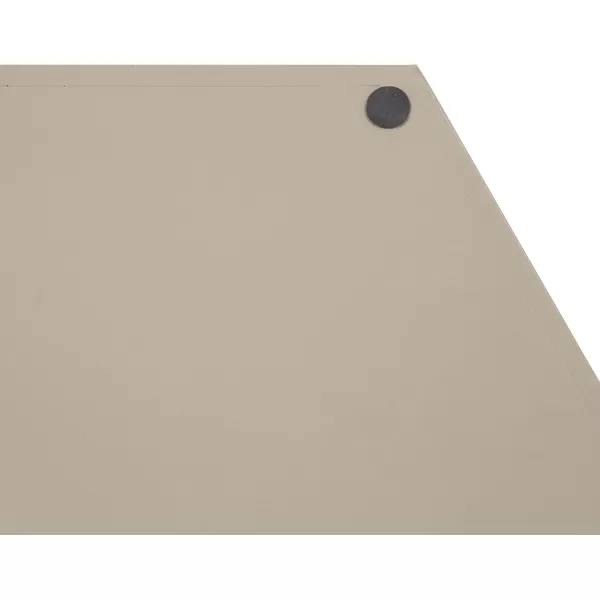 Kate and Laurel Lipton Modern Hexagon Decorative Tray 18quot x 18quot Black with Gold Metal HandlesBrownGold