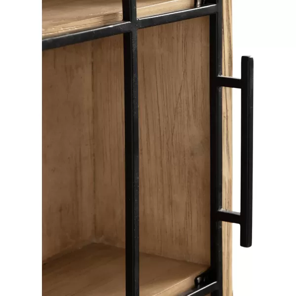 Kate and Laurel Megara Farmhouse Wooden Floating Bathroom Cabinet for Over Toilet Storage 16x5x24 Natural