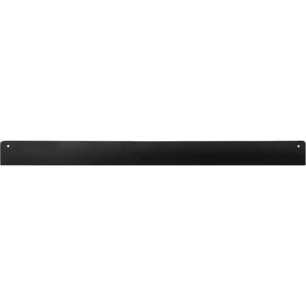 Kate and Laurel Mezzo Modern Metal Photo Display Ledge 36 White Decorative Contemporary Floating Narrow Photo Shelf Rail for Gallery Display and StorageBlack