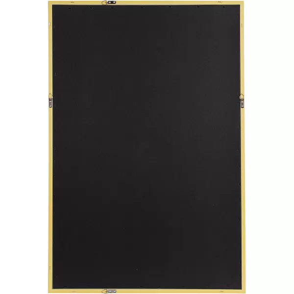 Kate and Laurel Oakhurst Rectangle Framed Linen Fabric Pinboard 24 x 36 Distressed Black Traditional Decorative Bulletin Board with Stepped Profile and Lightly Distressed FinishBlack