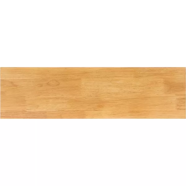 Kate and Laurel Ozias Farmhouse Shelf with Hooks 24 x 9 Rustic Brown and Black Sopisticated Coat Rack and Shelf for Storage and Display