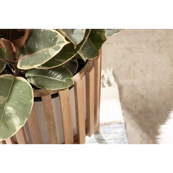 Kate and Laurel Paynter Floor Planter Set 2 Piece Natural 2 CountNatural