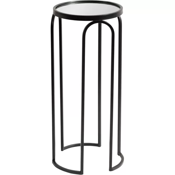 Kate and Laurel Pomeroy Traditional Vintage Glam Metal Drink Table for Display and Home Dcor 11x11x24 GoldBlack
