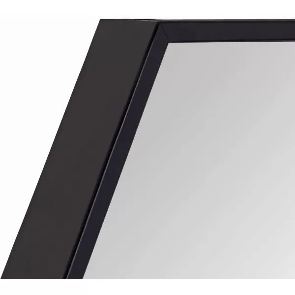 Kate and Laurel Rhodes 6Sided Hexagon Wall Mirror 3075x3475 BlackBlack