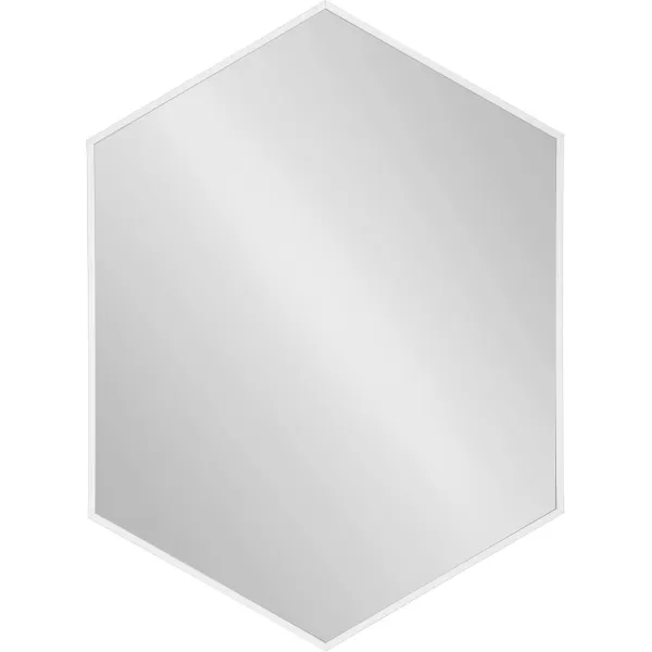 Kate and Laurel Rhodes 6Sided Hexagon Wall Mirror 3075x3475 BlackWhite