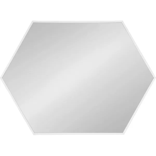 Kate and Laurel Rhodes 6Sided Hexagon Wall Mirror 3075x3475 BlackWhite